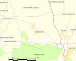 Map commune FR insee code 62730